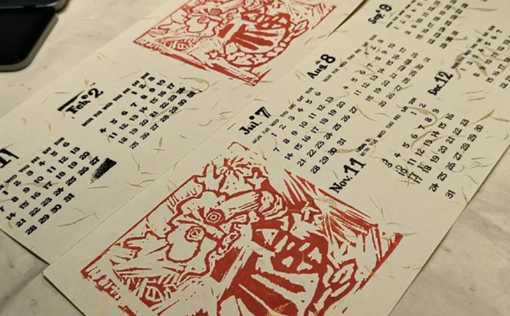 深圳月子中心DIY甲马版画日历活动，祈愿美好新生！2